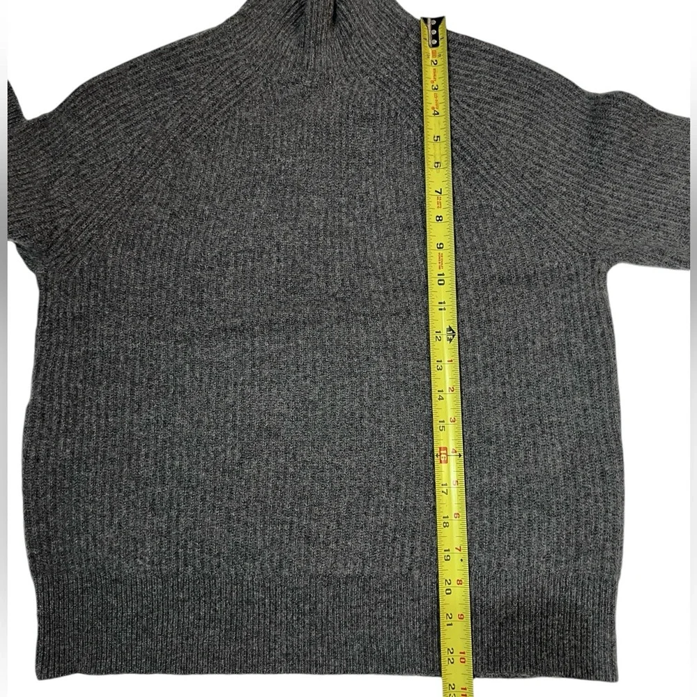J. Crew Cashmere Ribbed Turtleneck Sweater